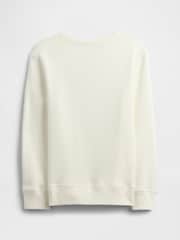 Gap Cream Logo Sweatshirt (4-13yrs) (4-13yrs) - Image 2 of 3