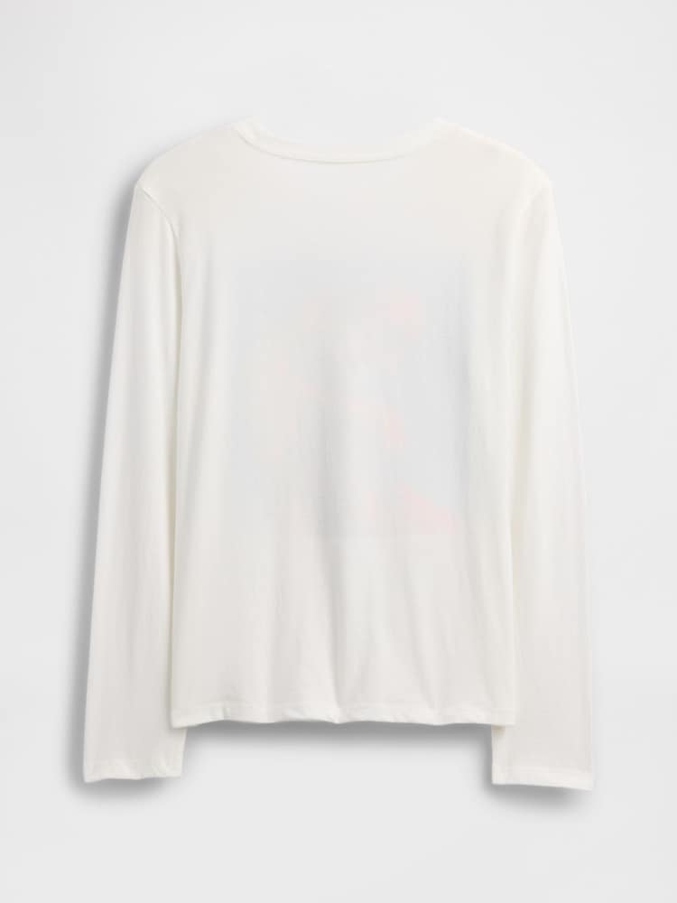 Gap White Graphic T-Shirt (4-13yrs) (4-13yrs) - Image 2 of 3
