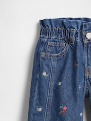 Gap Blue Floral Horseshoe Jeans (6mths-5yrs) (6mths-5yrs) - Image 3 of 3