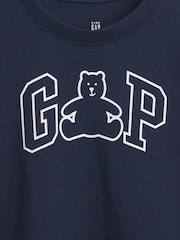 Gap Navy Logo Short Sleeve Crew Neck T-Shirt (6mths-5yrs) (6mths-5yrs) - Image 3 of 3