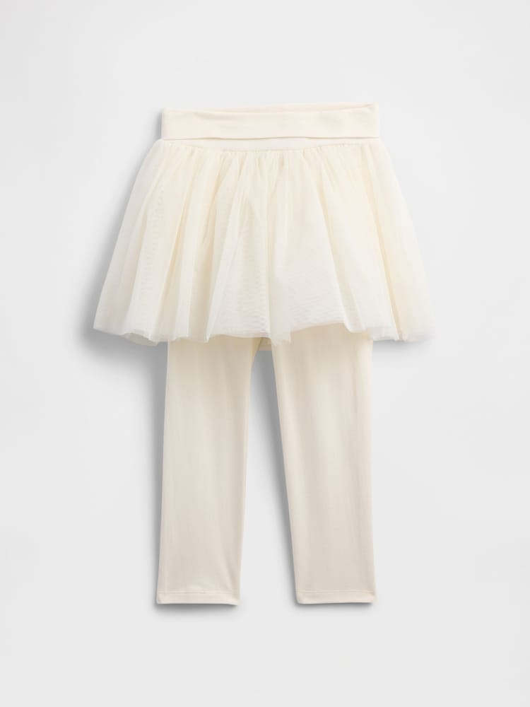 Gap White Tulle Skirt Leggings (6mths-5yrs) (6mths-5yrs) - Image 1 of 3