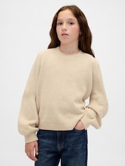 Crema - Gap CashSoft Crew Neck Jumper (4-13yrs) - Imagen 1 de 5