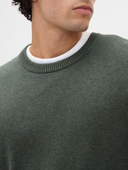 Gap Green Haze Classic Crew Neck Jumper - Image 4 of 4