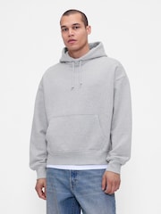 Gap Light Grey Extra Heavyweight French Terry Hoodie - Image 1 of 4