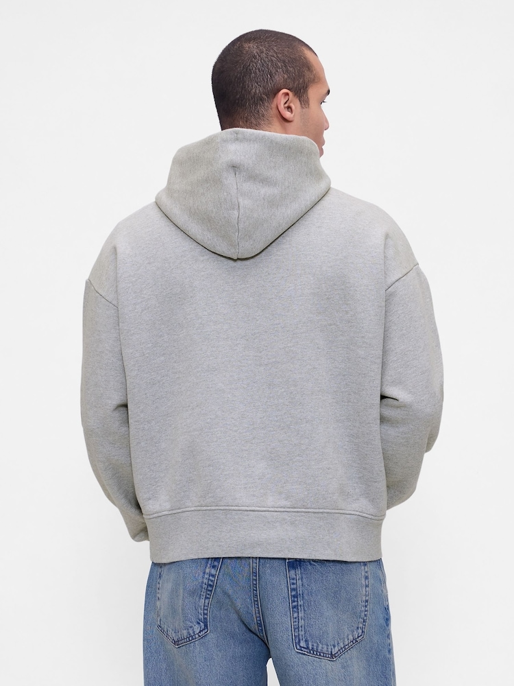 Gap Light Grey Extra Heavyweight French Terry Hoodie - Image 2 of 4