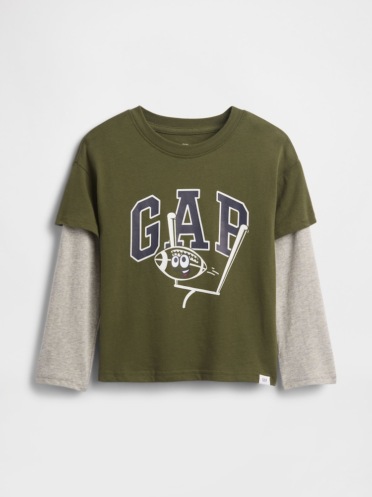 Gap Graphic Crew Neck Short Sleeve T-Shirt (6mths-5yrs) (6mths-5yrs) - Imagen 1 de 3
