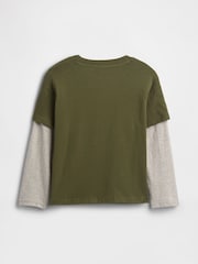 Gap Graphic Crew Neck Short Sleeve T-Shirt (6mths-5yrs) (6mths-5yrs) - Imagen 2 de 3