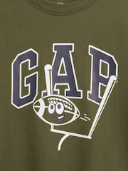 Gap Graphic Crew Neck Short Sleeve T-Shirt (6mths-5yrs) (6mths-5yrs) - Imagen 3 de 3