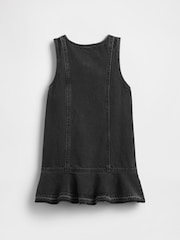 Gap Black Denim Peplum Hem Dress (6mths-5yrs) (6mths-5yrs) - Image 3 of 3