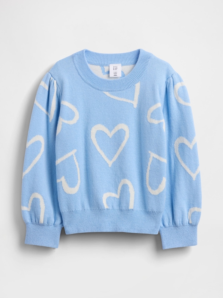 Gap Blue Crew Neck Sweatshirt (6mths-5yrs) - Image 1 of 2