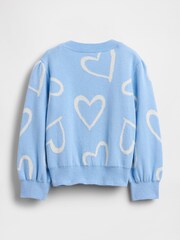 Gap Blue Crew Neck Sweatshirt (6mths-5yrs) - Image 2 of 2