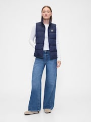 Gap Blue ColdControl Puffer Vest - Image 3 of 4
