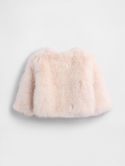Gap Pink Collarless Faux Jacket (2-5Yrs) - Image 2 of 2