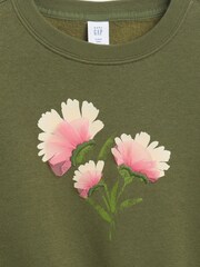 Gap Green Oversized Graphic Sweatshirt (6mths-5yrs) (6mths-5yrs) - Image 3 of 3
