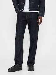 Gap Dark Wash Blue Relaxed Straight Jeans - Image 1 of 5