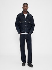 Gap Dark Wash Blue Relaxed Straight Jeans - Image 4 of 5