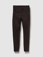 Gap Brown High Waisted Power Full Length Leggings - Image 4 of 5