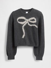 Gris - Gap CashSoft Crew Neck Jumper (4-13yrs) - Imagen 1 de 3