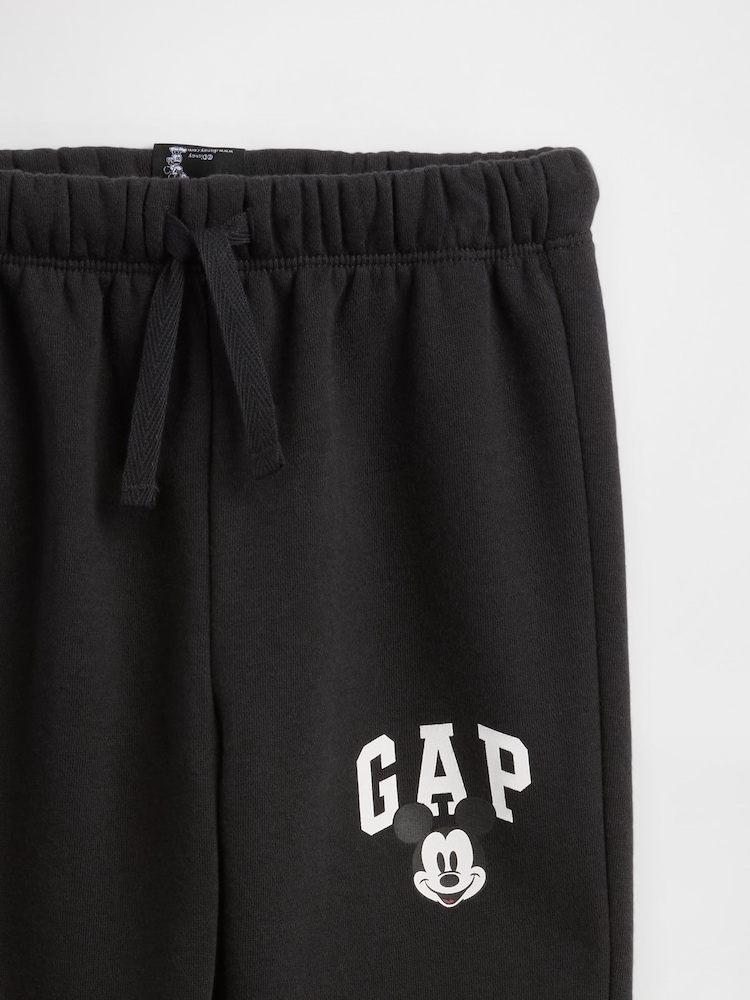 Gap Navy Blue Disney Mickey Mouse Relaxed Logo Pull On Joggers (6mths-5yrs) (6mths-5yrs) - Image 3 of 3 Gap Navy Blue Disney Mickey Mouse Relaxed Logo Pull On Joggers (6mths-5yrs) (6mths-5yrs) - Image 3 of 3