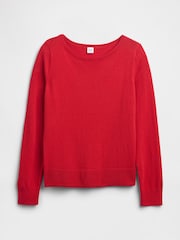 Gap Red Bella Boat Neck Jumper - Image 4 of 5