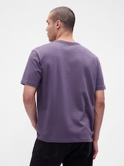 Gap Purple Original Crew Neck Short Sleeve T-Shirt - Image 2 of 4