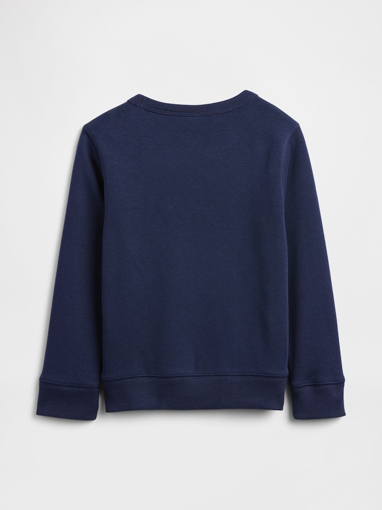 Gap Blue Logo Sweatshirt (6mths-5yrs) - Image 2 of 3