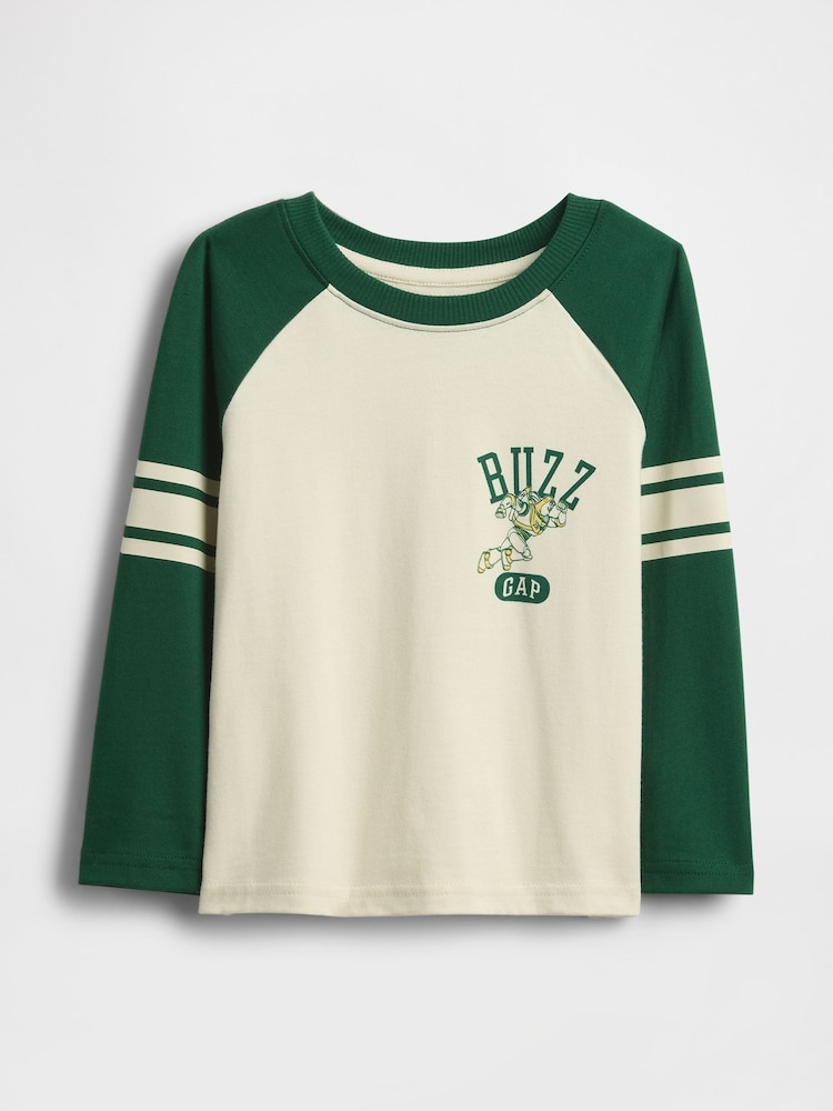 Gap Cream Disney Raglan Jersey T-Shirt (6mths-5yrs) (6mths-5yrs) - Image 1 of 2