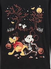 Gap Black Disney Mickey Mouse Halloween Pyjama Trouser Set (6mths-5yrs) (6mths-5yrs) - Image 3 of 3