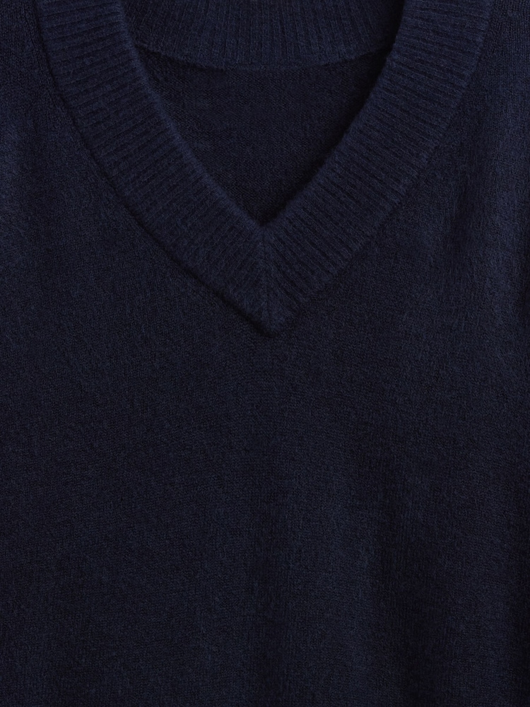 Gap Blue V-Neck Sweatshirt - Image 5 of 5