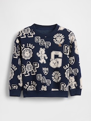 Gap Vintage Soft Varsity Bear Sweatshirt (6mths-5yrs) (6mths-5yrs) - Imagen 1 de 2