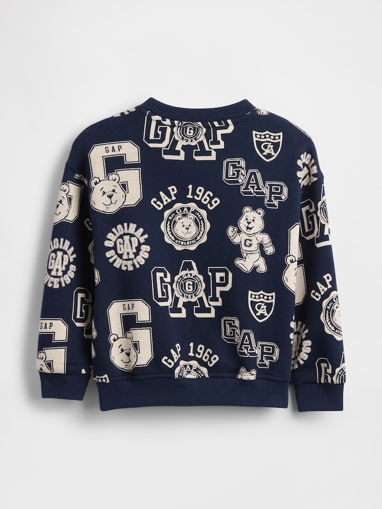 Gap Vintage Soft Varsity Bear Sweatshirt (6mths-5yrs) (6mths-5yrs) - Imagen 2 de 2
