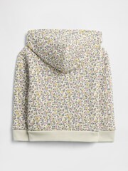 Gap Green Floral Logo Zip Hoodie (6mths-5yrs) (6mths-5yrs) - Image 2 of 3