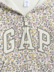 Gap Green Floral Logo Zip Hoodie (6mths-5yrs) (6mths-5yrs) - Image 3 of 3