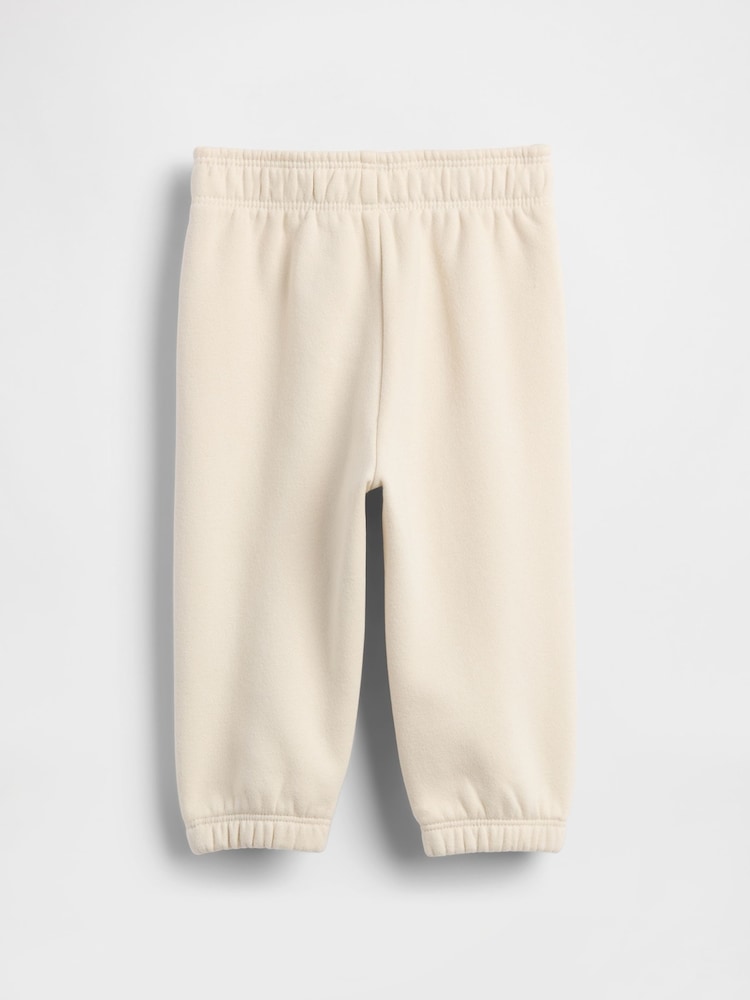Gap Cream Vintage Soft Logo Joggers (Newborn-24mths) (0-24mths) - Image 2 of 3 Gap Cream Vintage Soft Logo Joggers (Newborn-24mths) (0-24mths) - Image 2 of 3