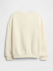 Gap White Oversized Graphic Sweatshirt (6mths-5yrs) (6mths-5yrs) - Image 2 of 3