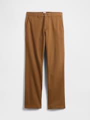 Gap Brown Essential Chinos in Straight Fit - Image 6 of 6