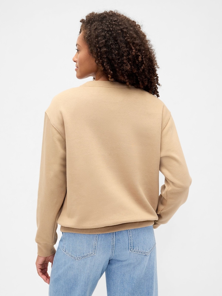 Gap Brown Relaxed Logo Sweatshirt - Image 2 of 4