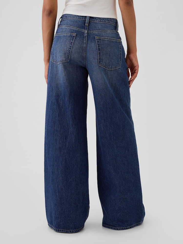 Gap Blue Low Rise Extra Baggy Jeans - Image 2 of 6