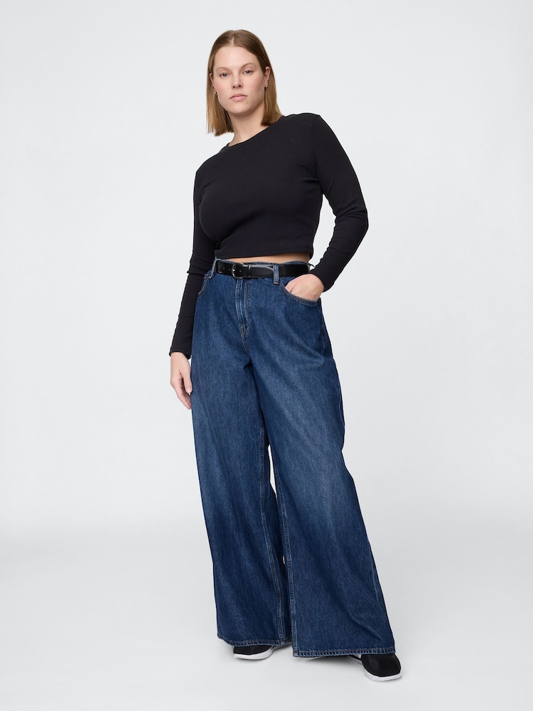 Gap Blue Low Rise Extra Baggy Jeans - Image 6 of 6