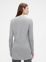 Gap Grey Long Open Cardigan - Image 2 of 5