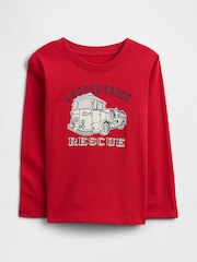 Gap Red Graphic T-Shirt (6mths-5yrs) - Image 1 of 3