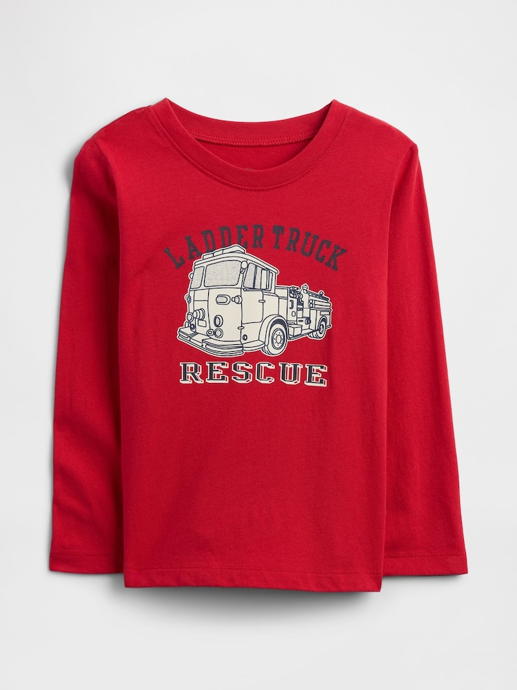 Gap Red Graphic T-Shirt (6mths-5yrs) - Image 1 of 3