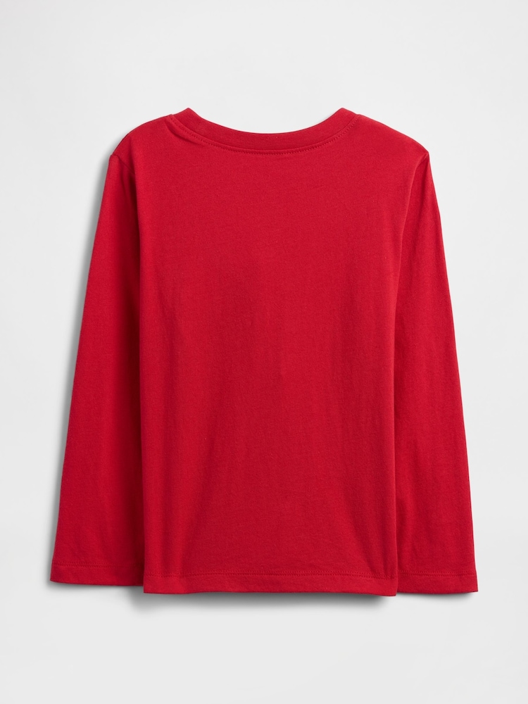 Gap Red Graphic T-Shirt (6mths-5yrs) - Image 2 of 3