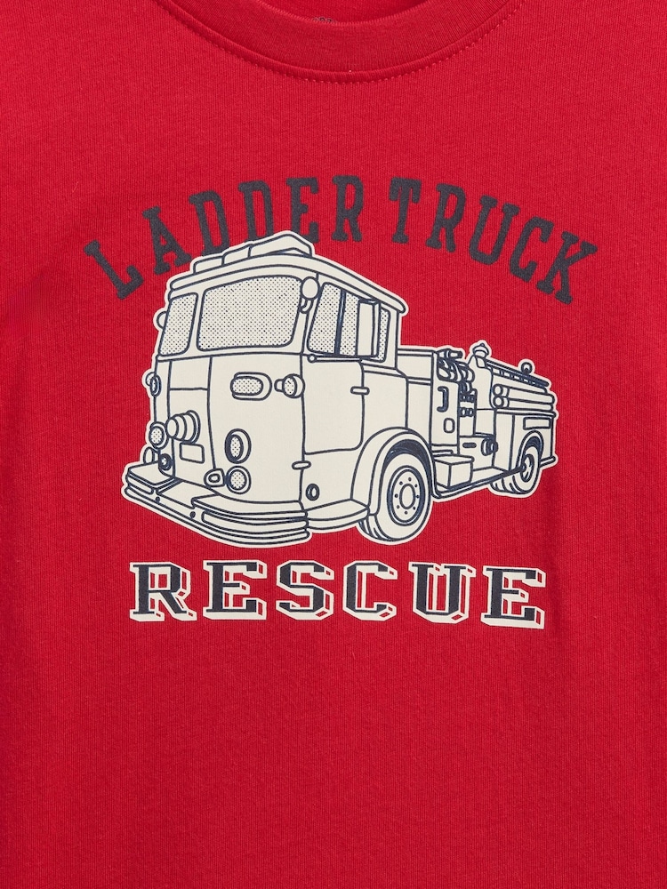 Gap Red Graphic T-Shirt (6mths-5yrs) - Image 3 of 3