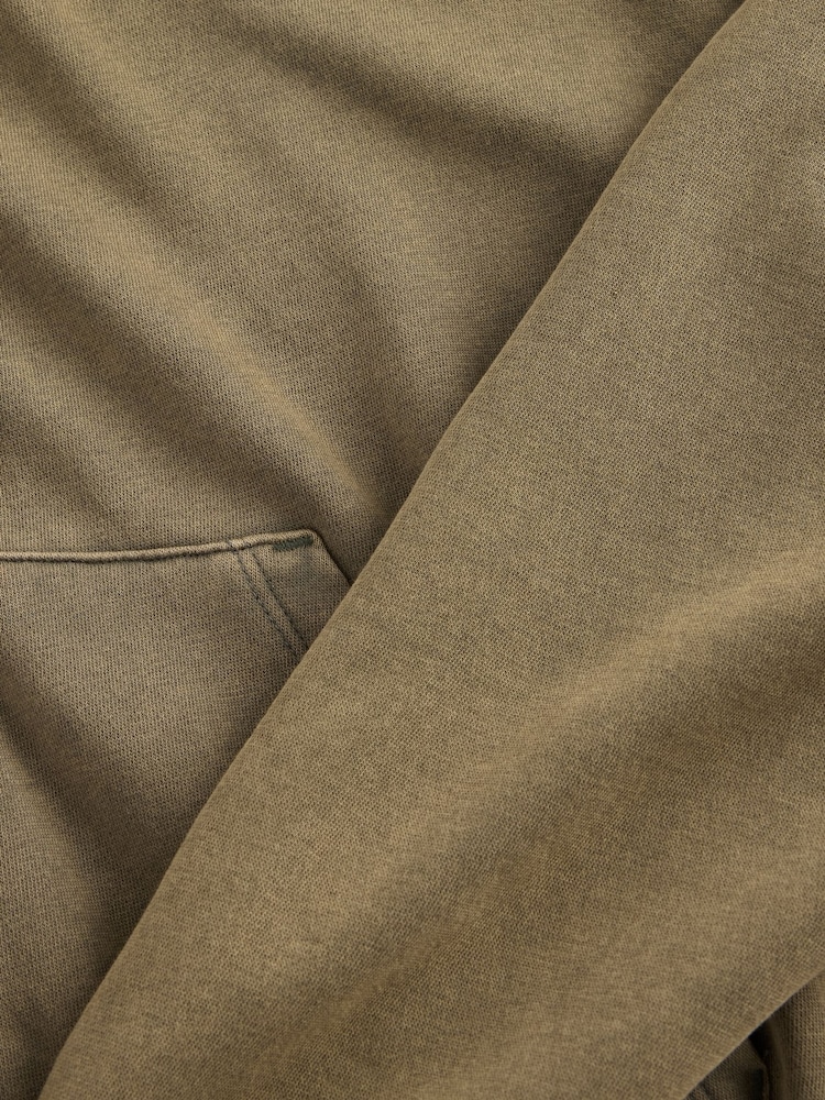 Gap Green Vintage Soft Full-Zip Wedge Hoodie - Image 4 of 4
