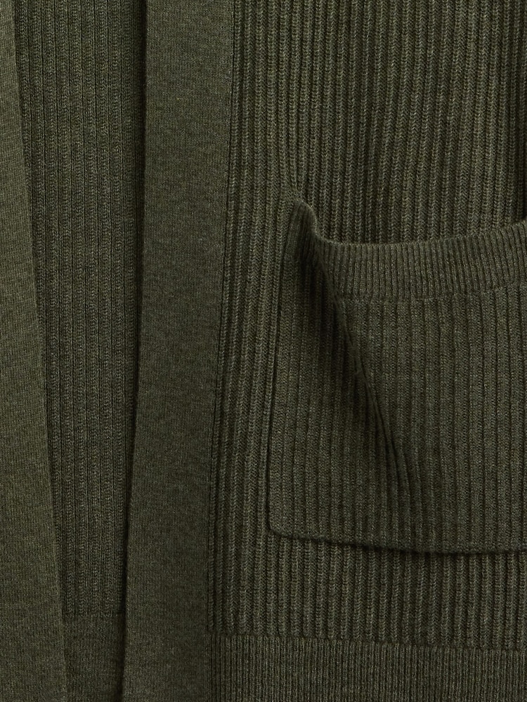 Gap Green Long Open Cardigan - Image 5 of 5