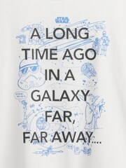 Gap White Star Wars Graphic T-Shirt (6-13yrs) (6-13yrs) - Image 3 of 3