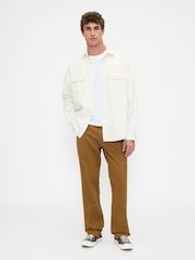 Gap Brown Relaxed Utility Chinos - Image 4 of 5