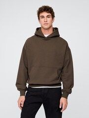 Gap Brown Oversized Heavyweight Hoodie - Image 1 of 4