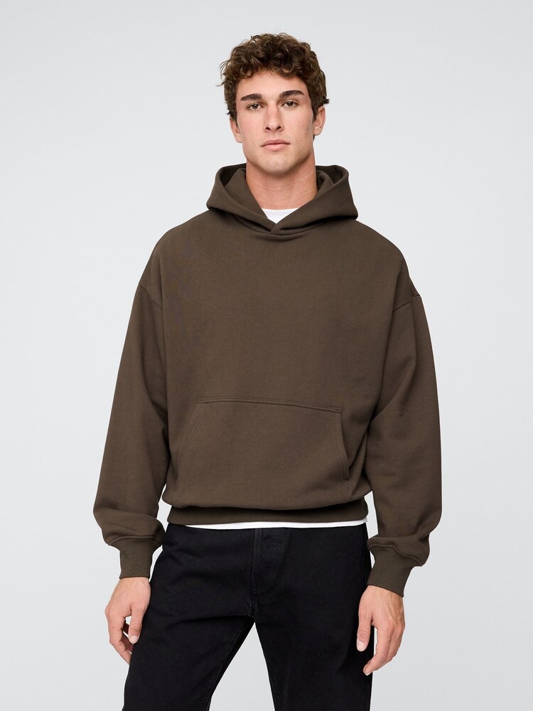 Gap Brown Oversized Heavyweight Hoodie - Image 1 of 4